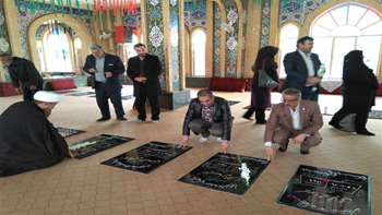 تجدید میثاق مسئولین و پرسنل بیمارستان معتمدی با شهدا